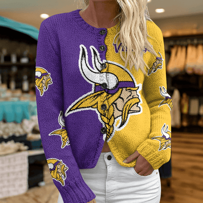 MIN x NFL Cardigan Sweatshirt With Button v1  DatND DVT
