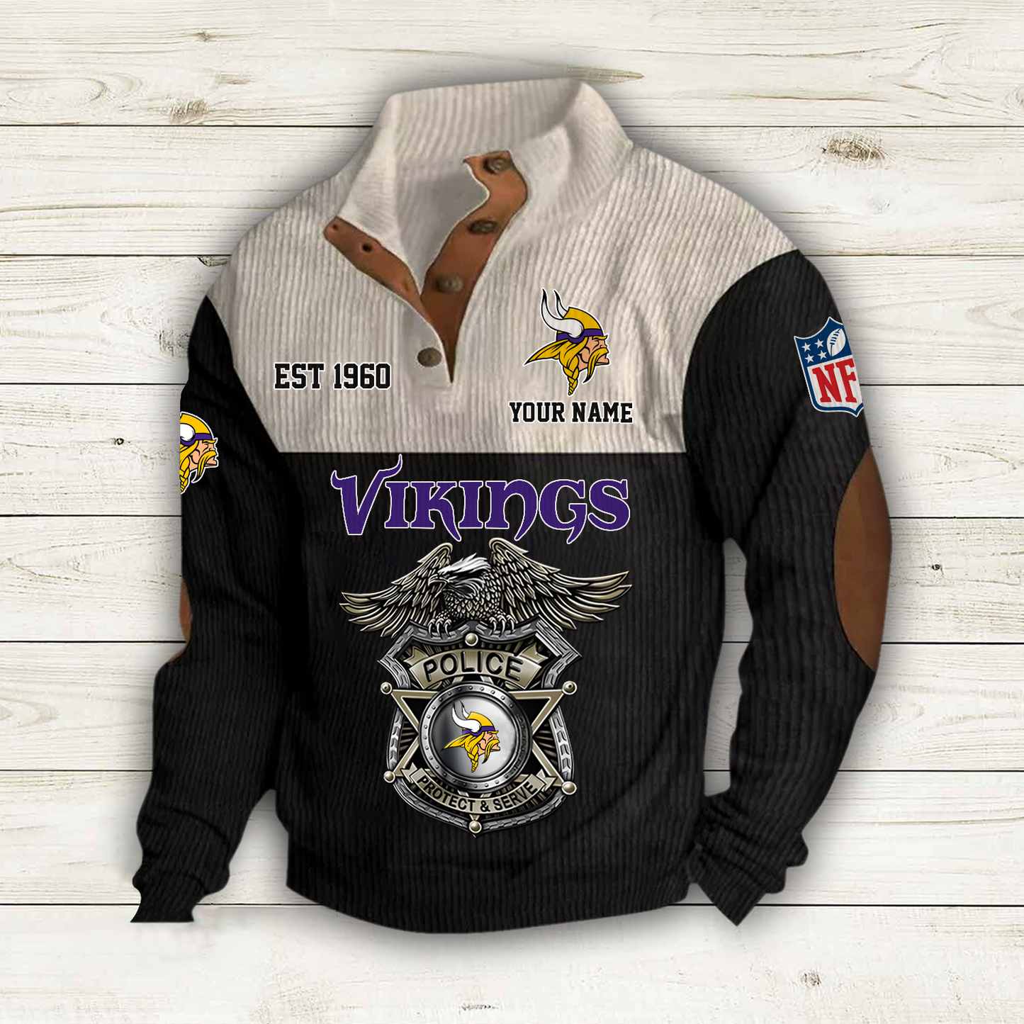 MIN x NFL Custom Name Sport Sweatshirt DatND DVT