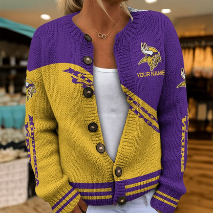 MIN x NFL Knitted Cardigan DATND TANTD