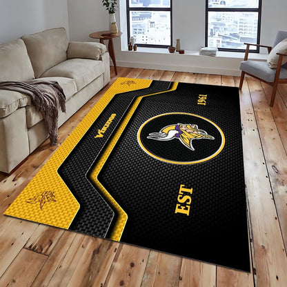 MIN x NFL Modern Sports Living Room Rug DatND DVT