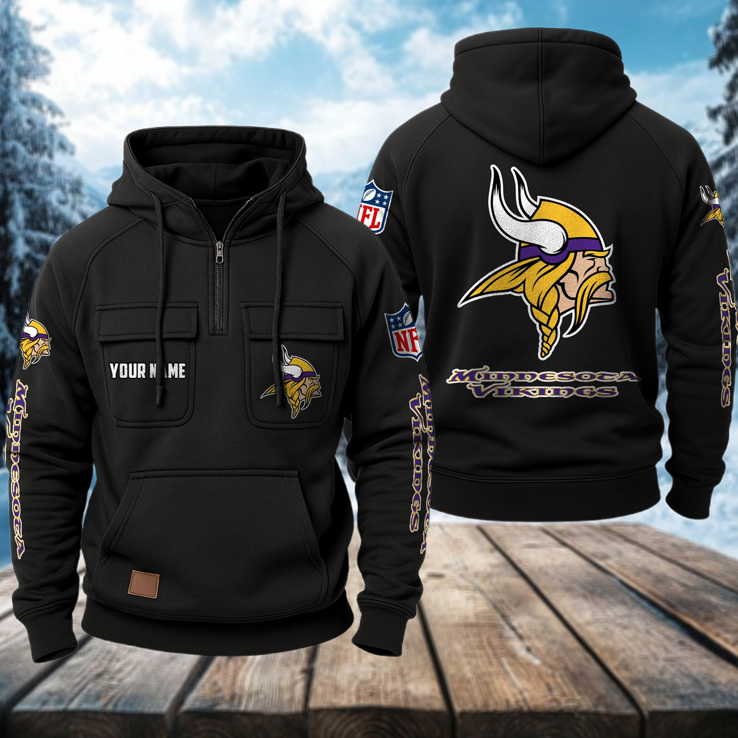 MIN x NFL Premium Hoodie DATND TANTD