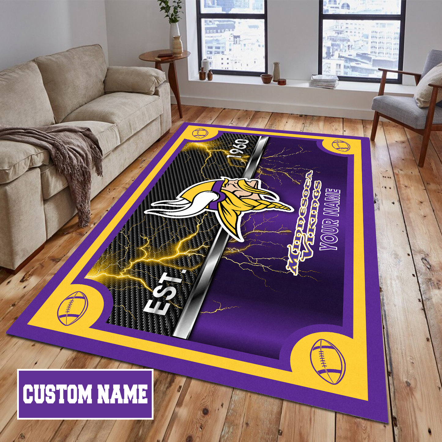 MIN x NFL Rug DATND TANTD