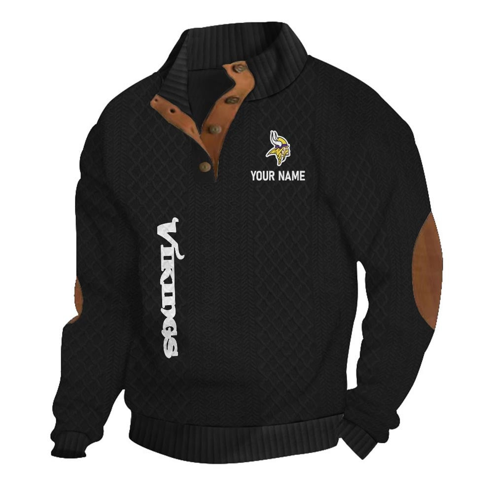 MV NFL Basic Knitted Stand Collar Sweatshirt DDT CTND