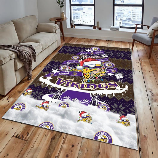 MV NFL Chrismas Carpet Rug DDT NTL