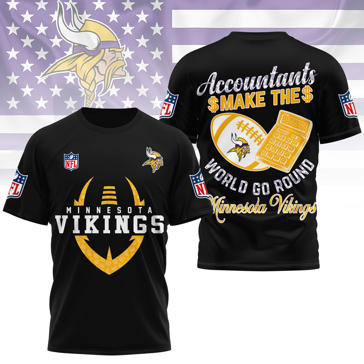 MV Premium NFL Accountant Pride Fan 3D Shirt DDT CTND