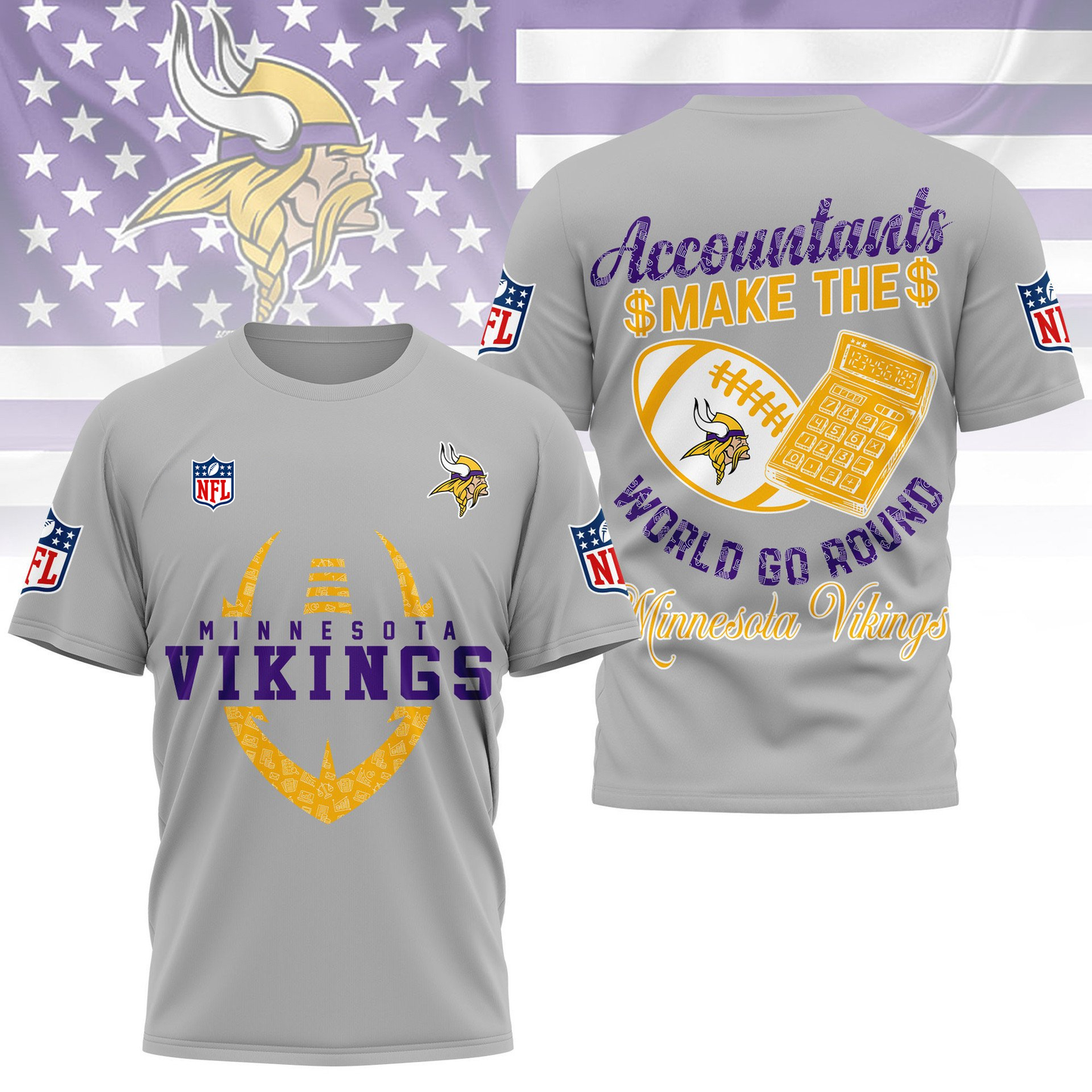 MV Premium NFL Accountant Pride Fan 3D Shirt DDT CTND