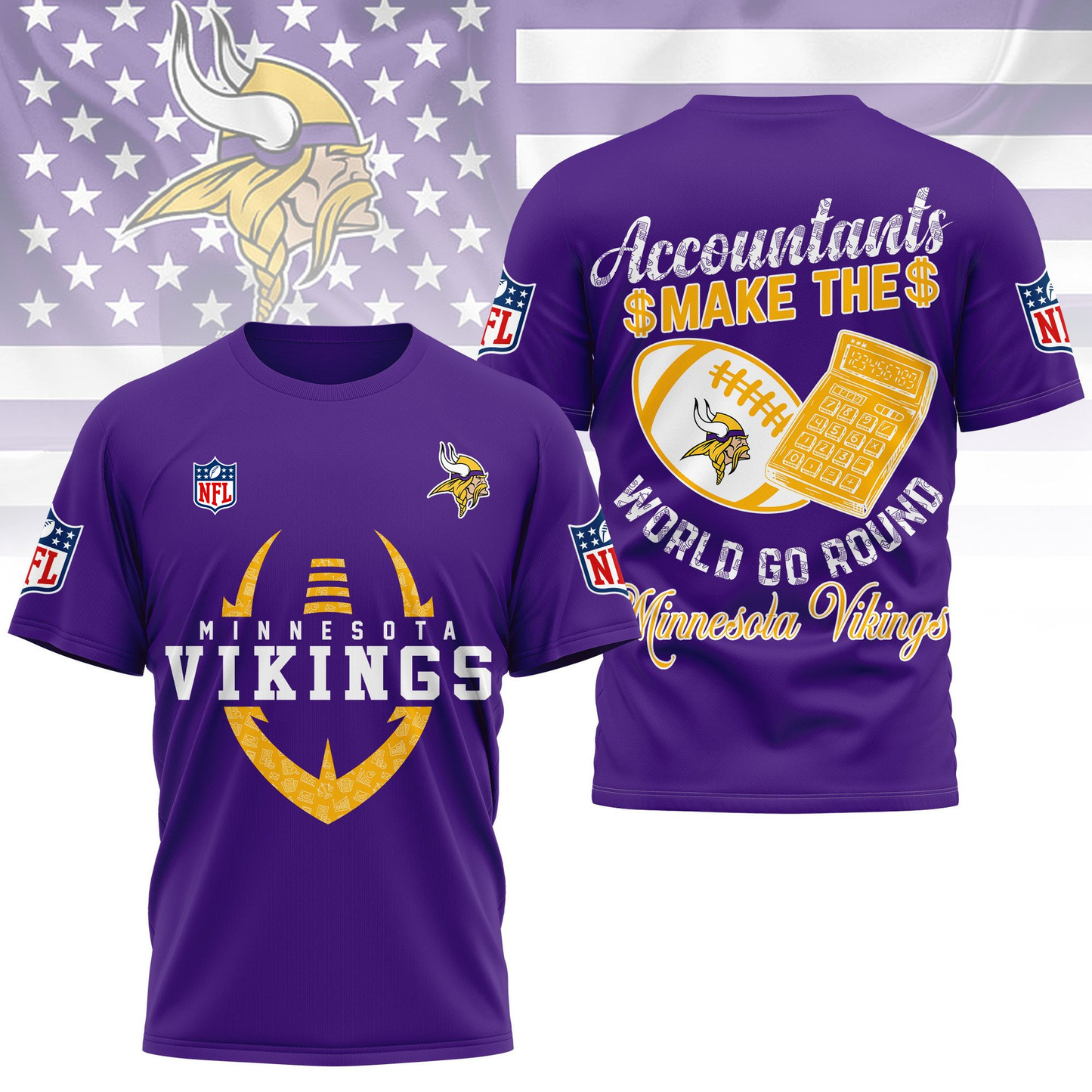 MV Premium NFL Accountant Pride Fan 3D Shirt DDT CTND