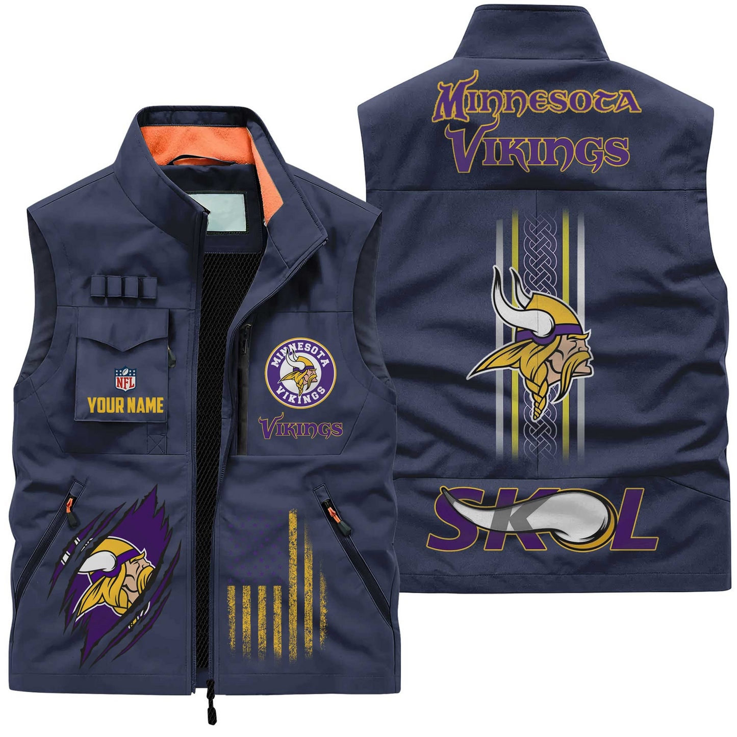 MV Premium NFL Fishing Vest DDT CTND