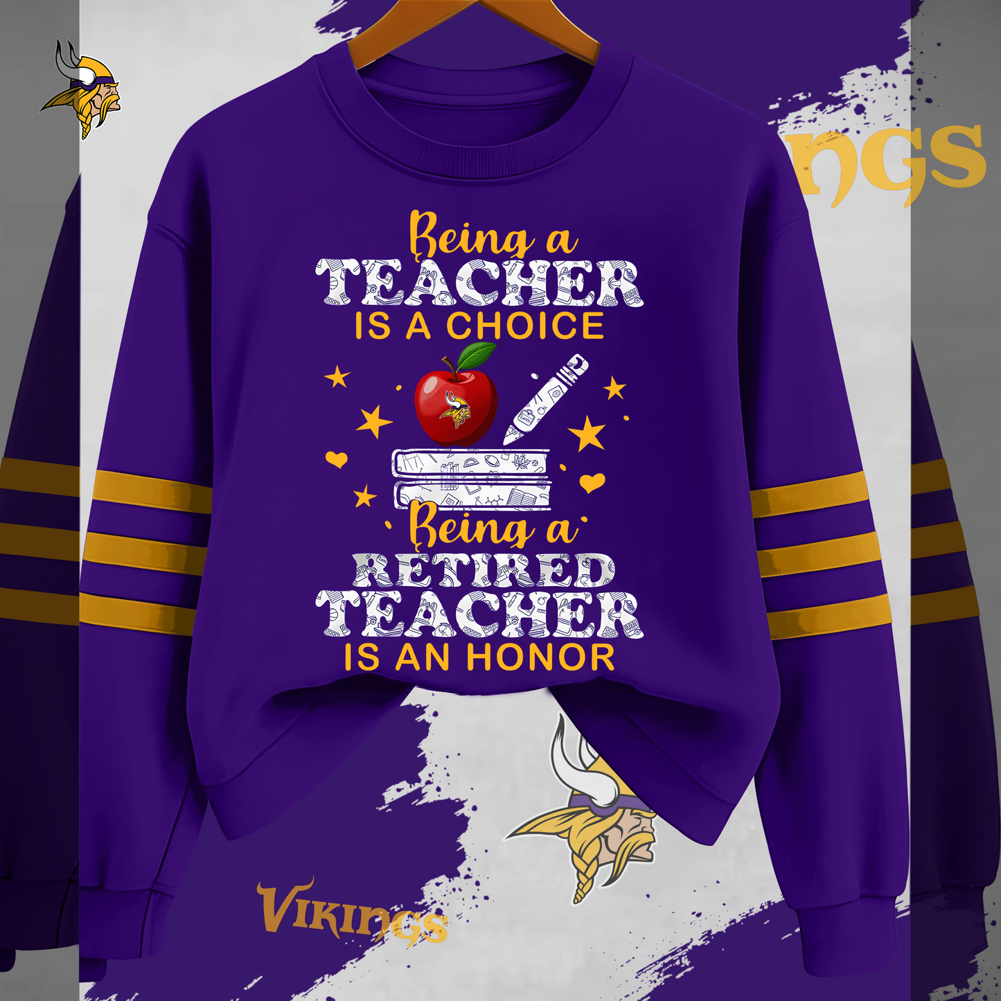 MV Premium NFL Teacher Honor 3D Sweatshirt DDT HLPHUONG