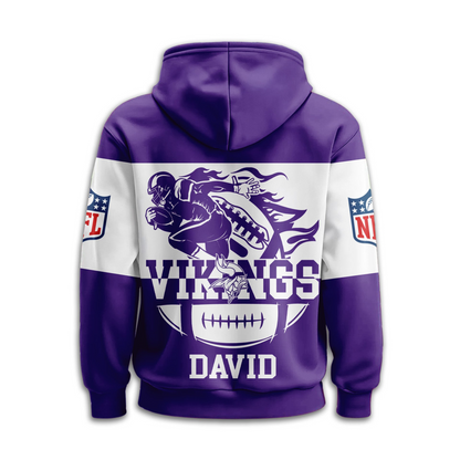 MV Premium NFL Touchdown Spirit Personalized Hoodie DDT CTND