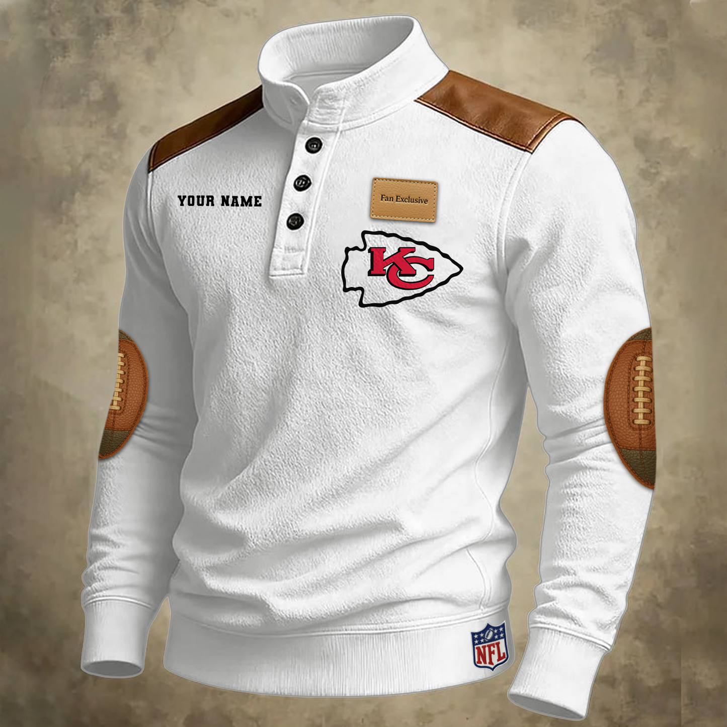 Men's Sweatshirt NFL KC V1 NAK