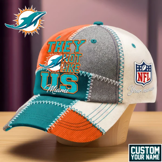Miami Dolphins Premium NFL They Not Like Us Cap V4 NAK