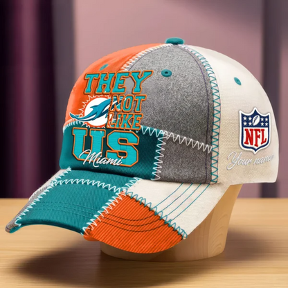 Miami Dolphins Premium NFL They Not Like Us Cap V4 NAK