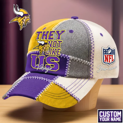 Minnesota Vikings Premium NFL They Not Like Us Cap V4 NAK