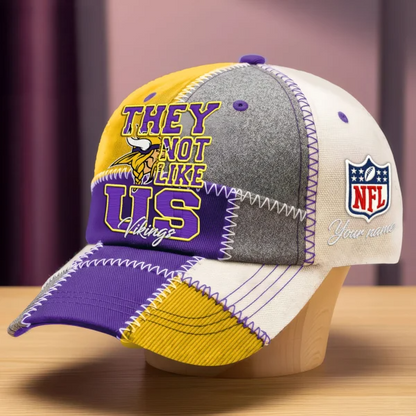 Minnesota Vikings Premium NFL They Not Like Us Cap V4 NAK
