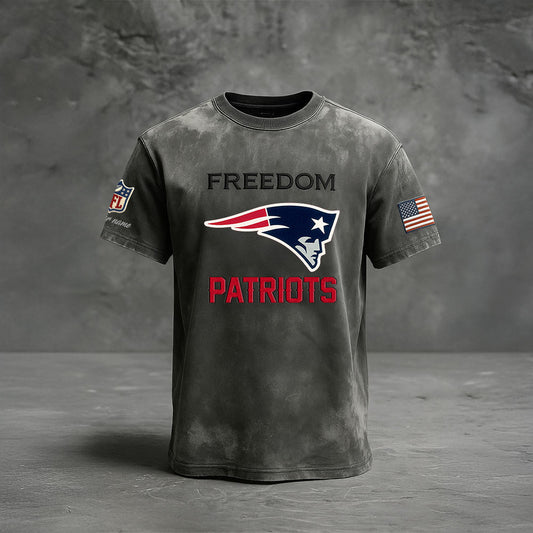 NE Premium NFL The Freedom Washed Tee DatND DVT