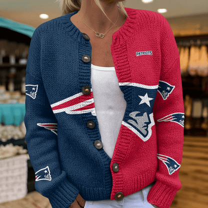 NE x NFL Cardigan Sweatshirt With Button v1  DatND DVT