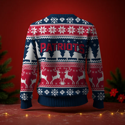 NE x NFL Premium Ugly Christmas Sweater DatND DVT