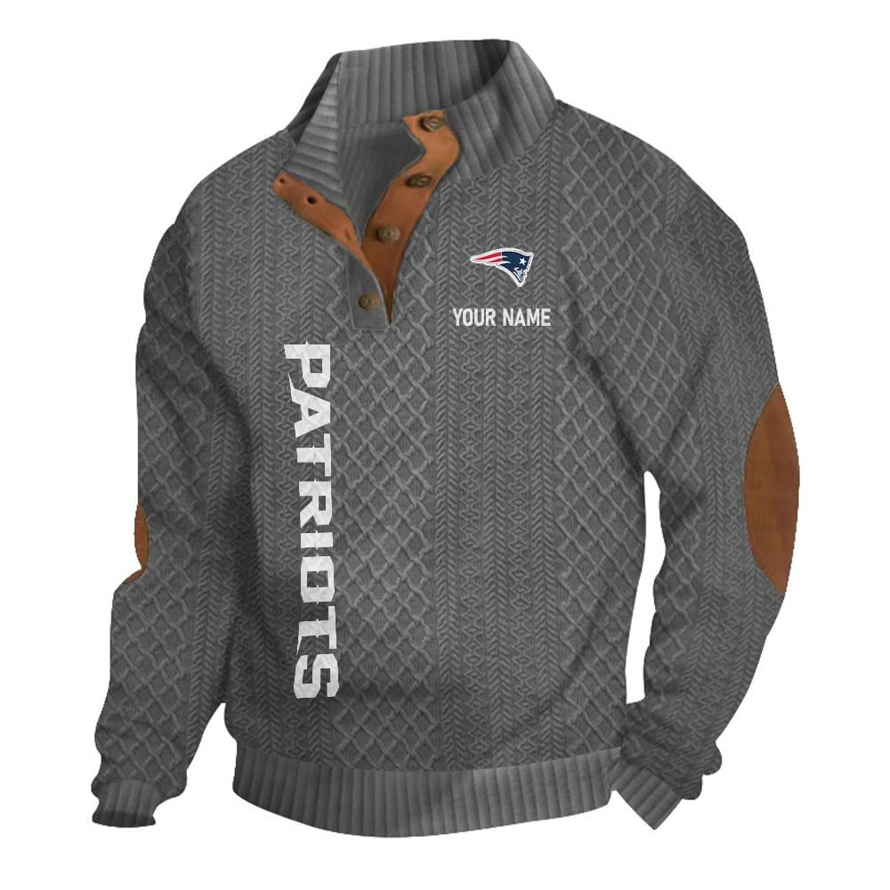 NEP NFL Basic Knitted Stand Collar Sweatshirt DDT CTND