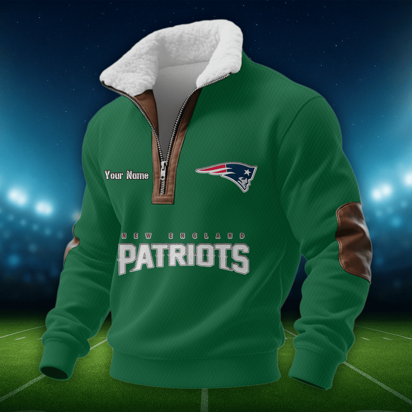NEP NFL Men Fur Collar Sweatshirt DDT CTND