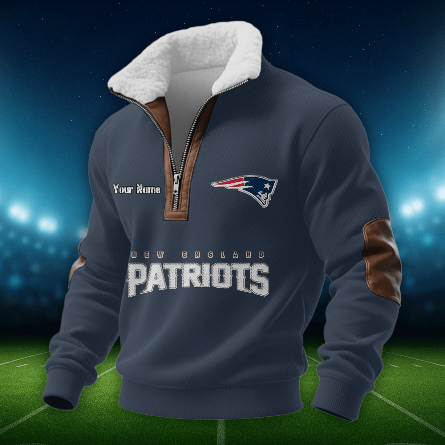NEP NFL Men Fur Collar Sweatshirt DDT CTND