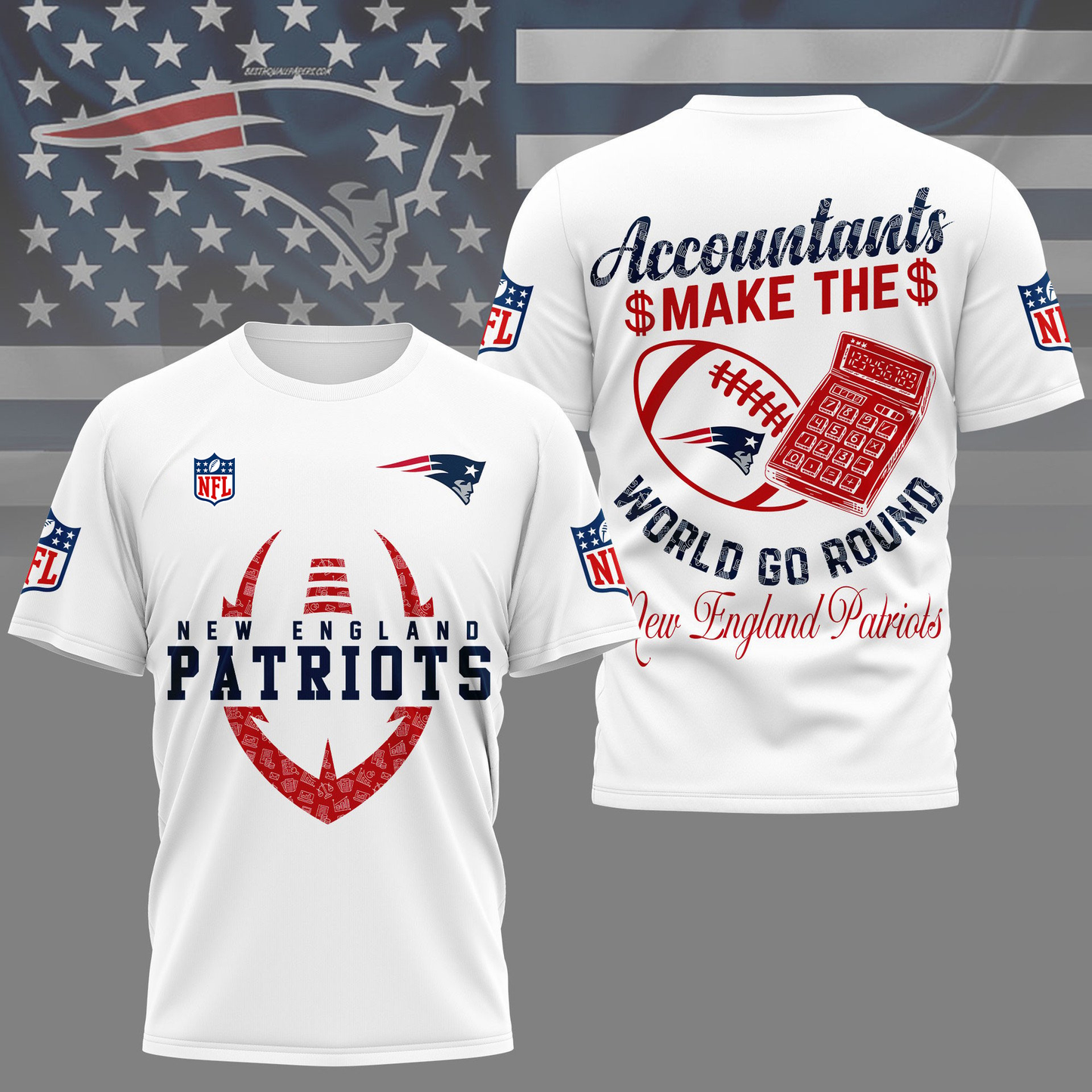 NEP Premium NFL Accountant Pride Fan 3D Shirt DDT CTND