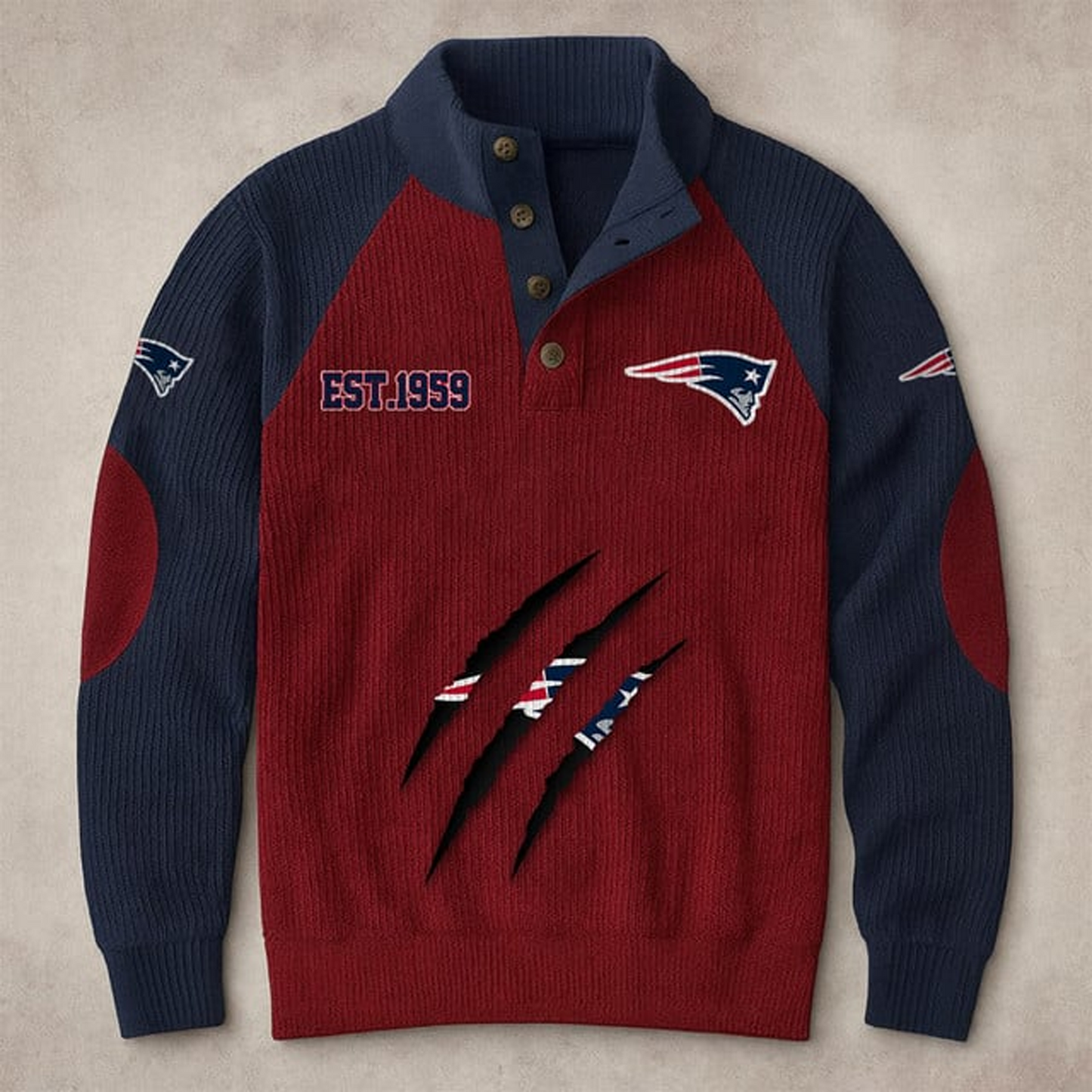 NE X NFL corduroy colorblock long sleeves V1 NAK THUONGNH