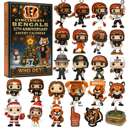 NFL CIN Team Advent Calendar Christmas V1 NAK NHM