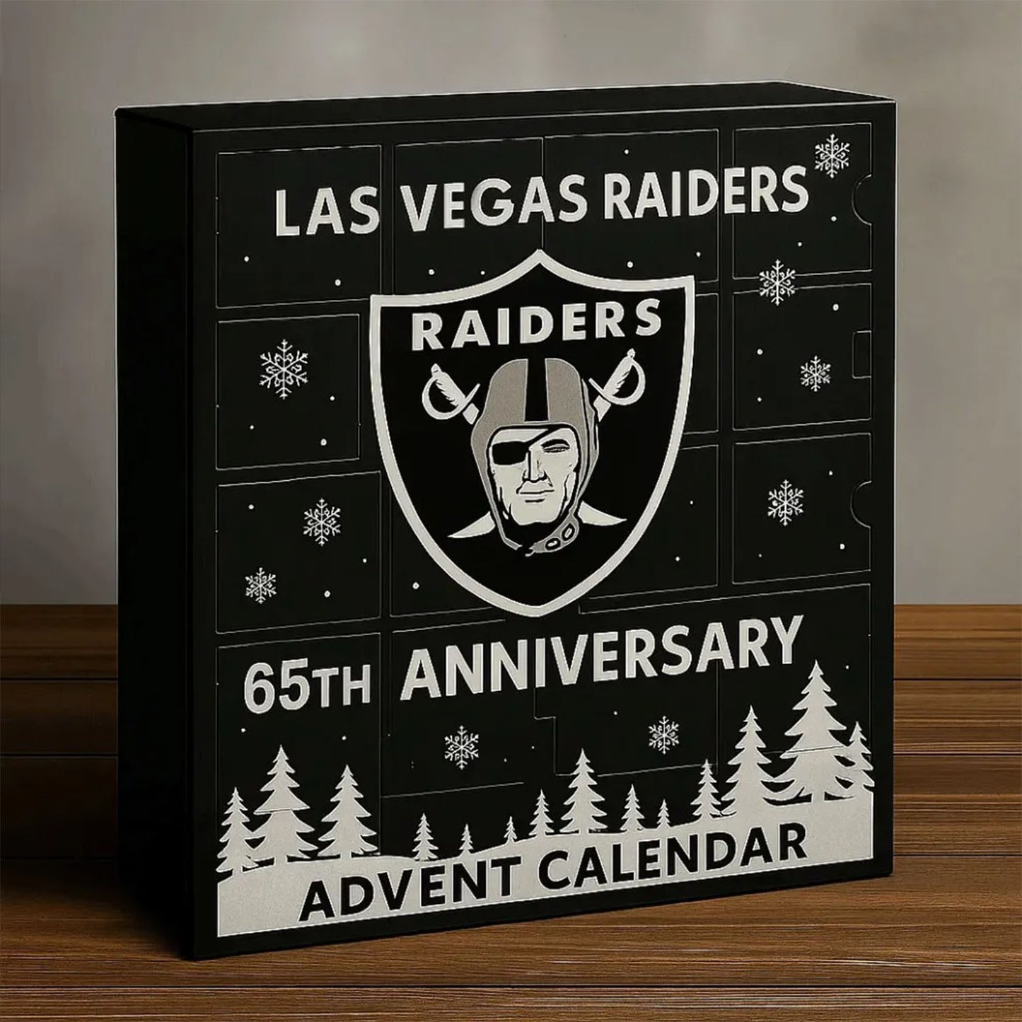 NFL LV Team Advent Calendar Christmas V1 NAK NHM