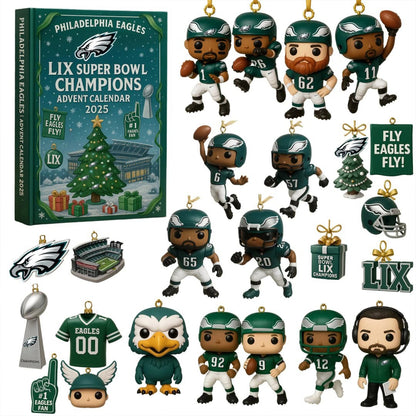 NFL PHI Team Advent Calendar Christmas V1 NAK NHM