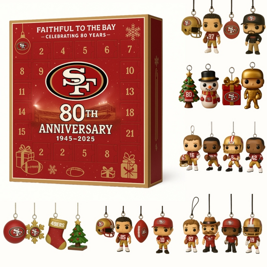 NFL x 49ERS Anniversary 2025 Advent Calendar V1 NAK