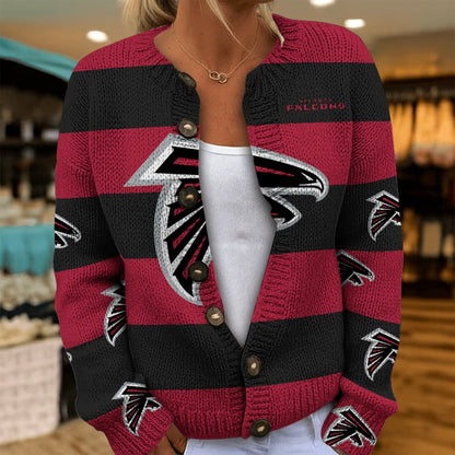 NFL x ATL Women's Cardigan Sweater HLP