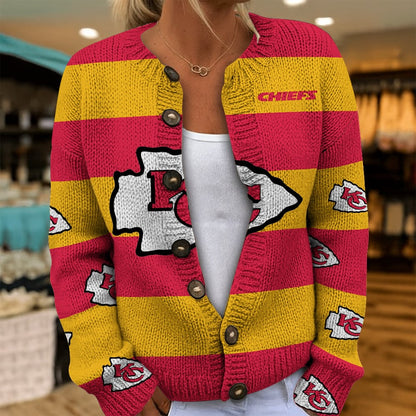 NFL x KC Women's Cardigan Sweater HLP