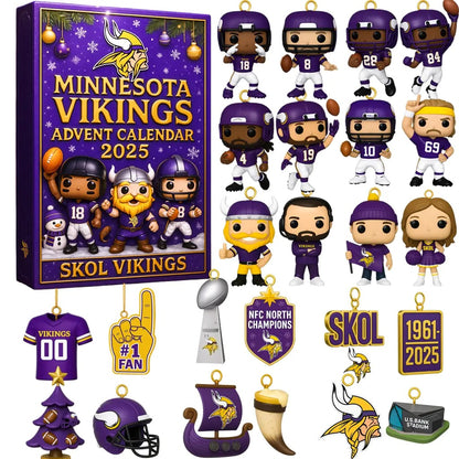 NFL x MIN 2025 Christmas Advent Calendar HLP