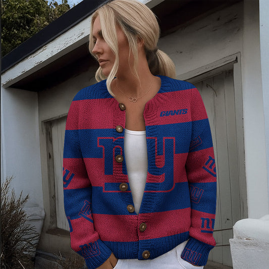 NFL x NYG Women's Cardigan Sweater HLP