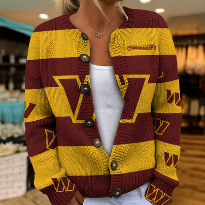 NFL x WAS Women's Cardigan Sweater HLP