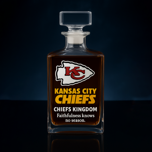NFL x KC Proud Spirit Whiskey Decanter HLP