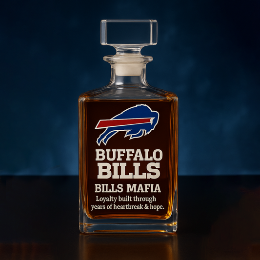 NFL x BUF Proud Spirit Whiskey Decanter HLP