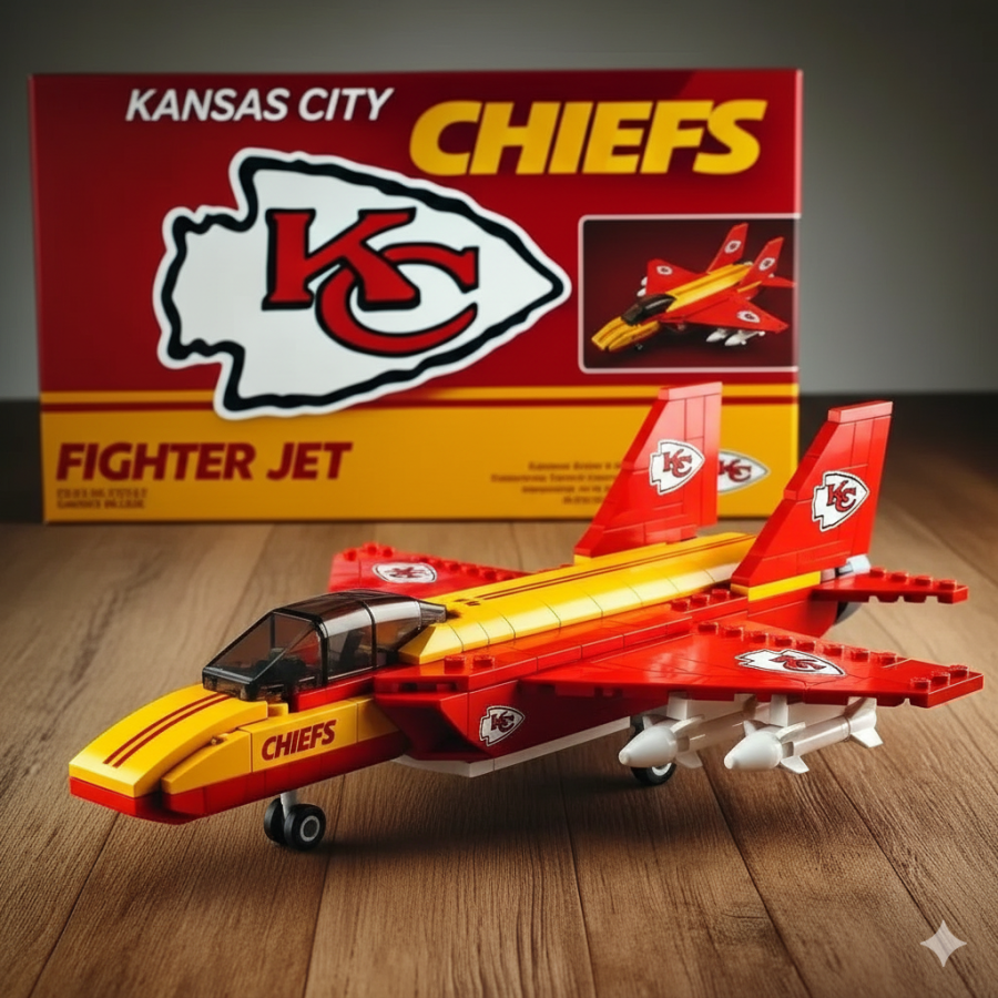 NFL x KC Team Fighter Jets - Collectible Building Blocks Series V1 NAK
