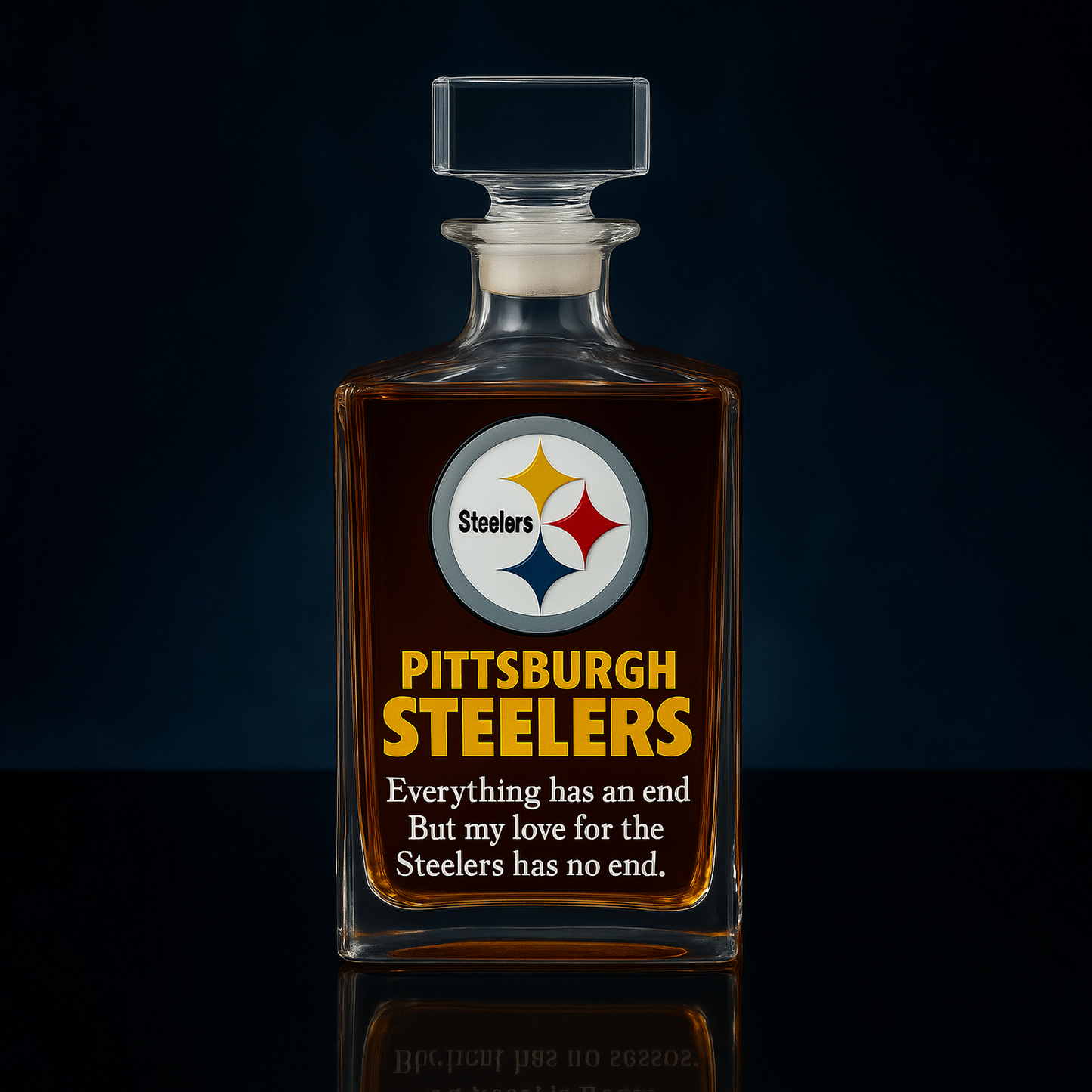 NFL x PIT Proud Spirit Whiskey Decanter HLP