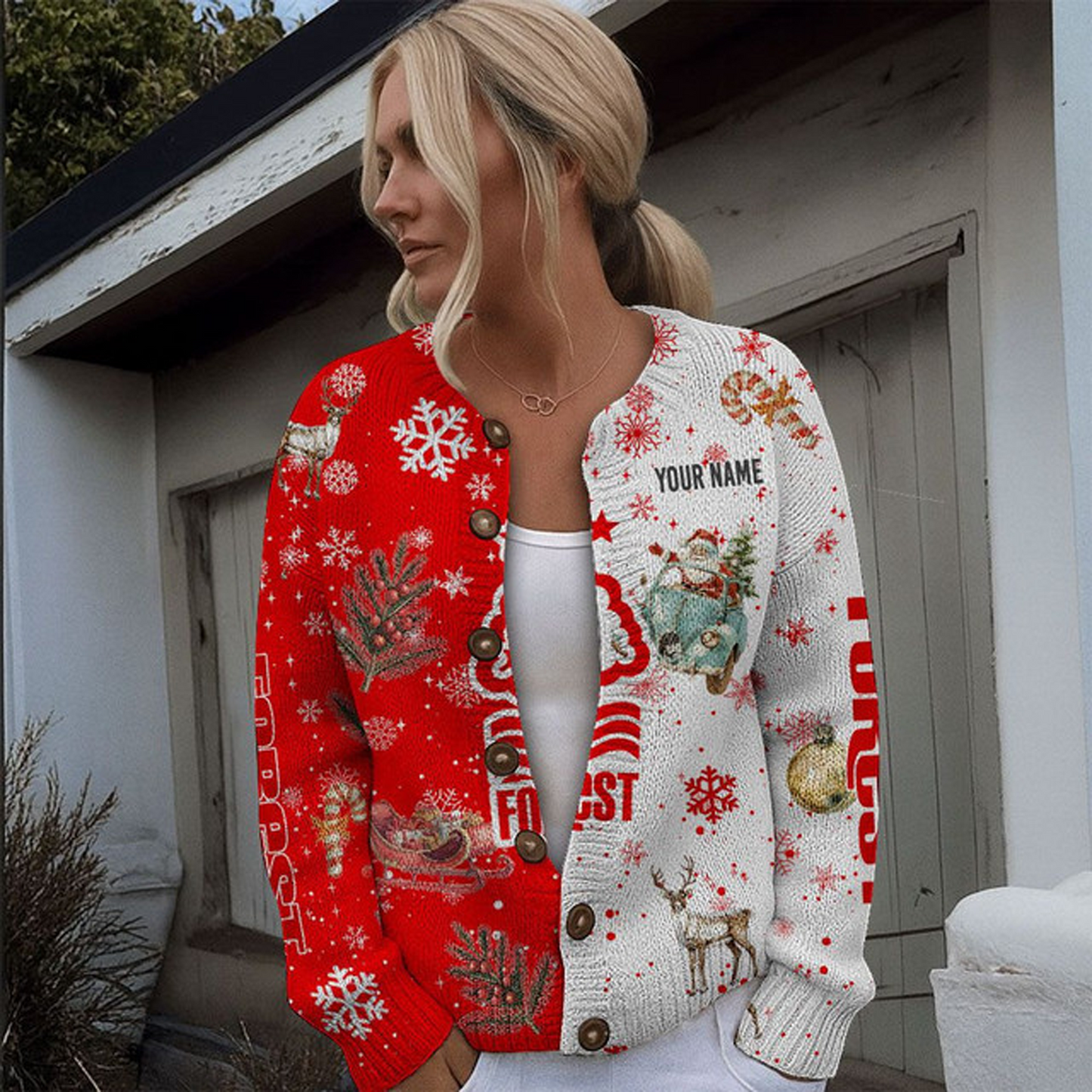 NFO x EPL Christmas Cardigan For Women DatND THUONGNH