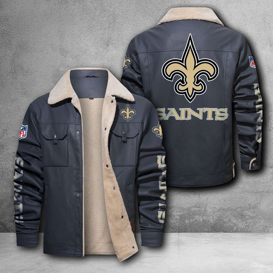 NO X NFL LEATHER JACKET DATND THUONGNH