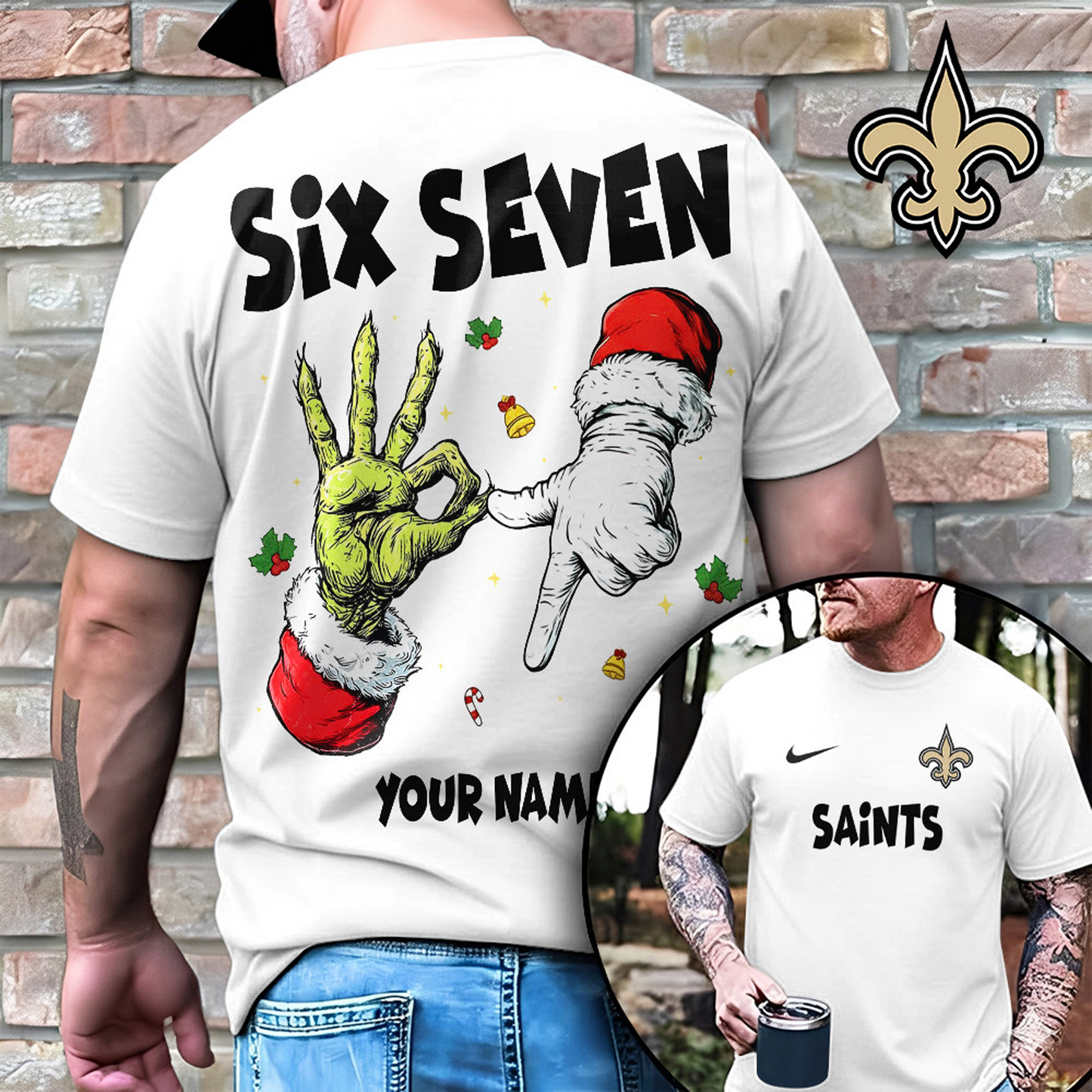 NO x NFL Funny Six Seven Hot Trend Tshirt Custom Any Name DATND TANTD
