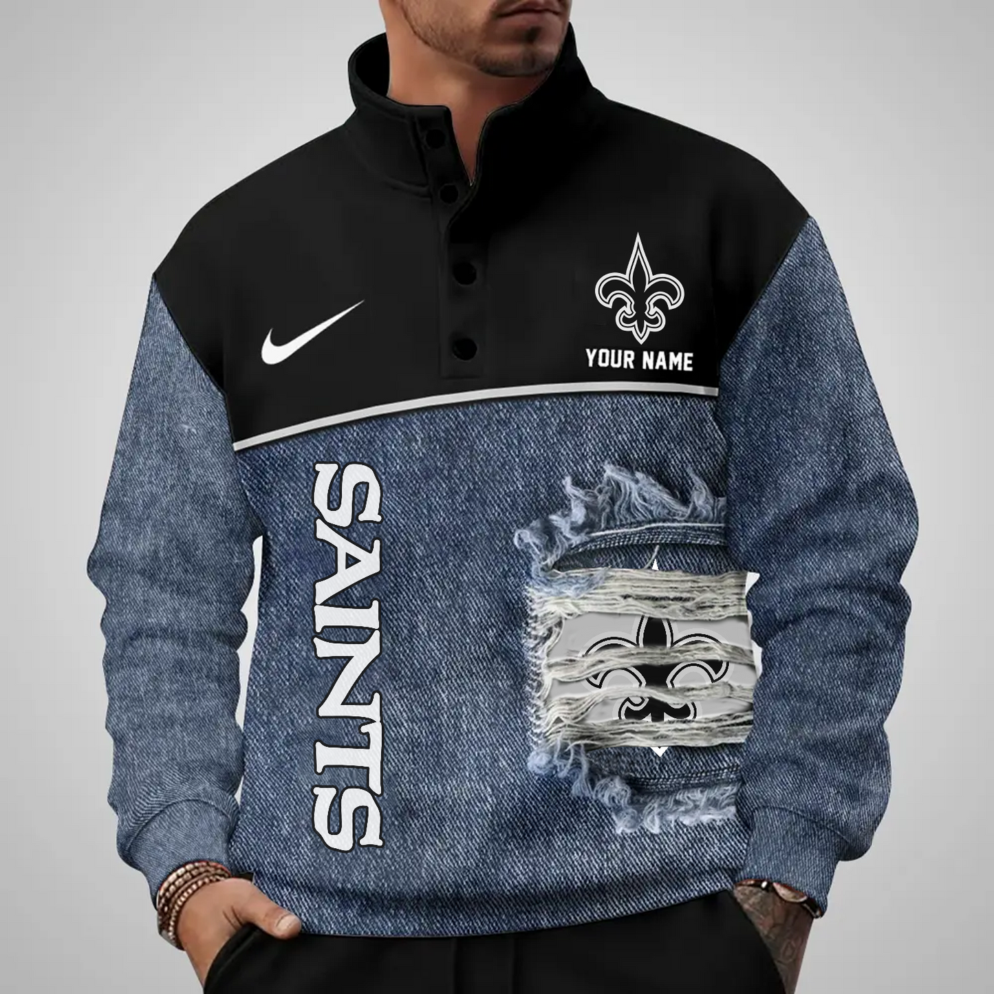 NO x NFL Half Button Sweatshirt DatND DVT