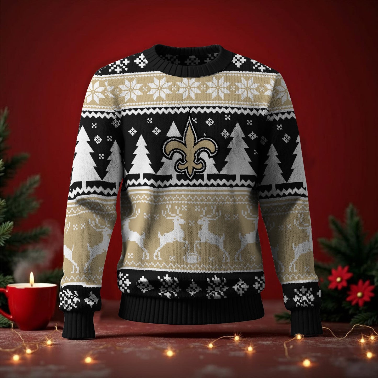NO x NFL Premium Ugly Christmas Sweater DatND DVT