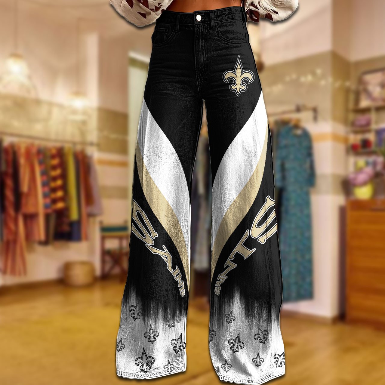 NO x NFL Women's Casual Wide Leg Pants DATND TANTD 281025