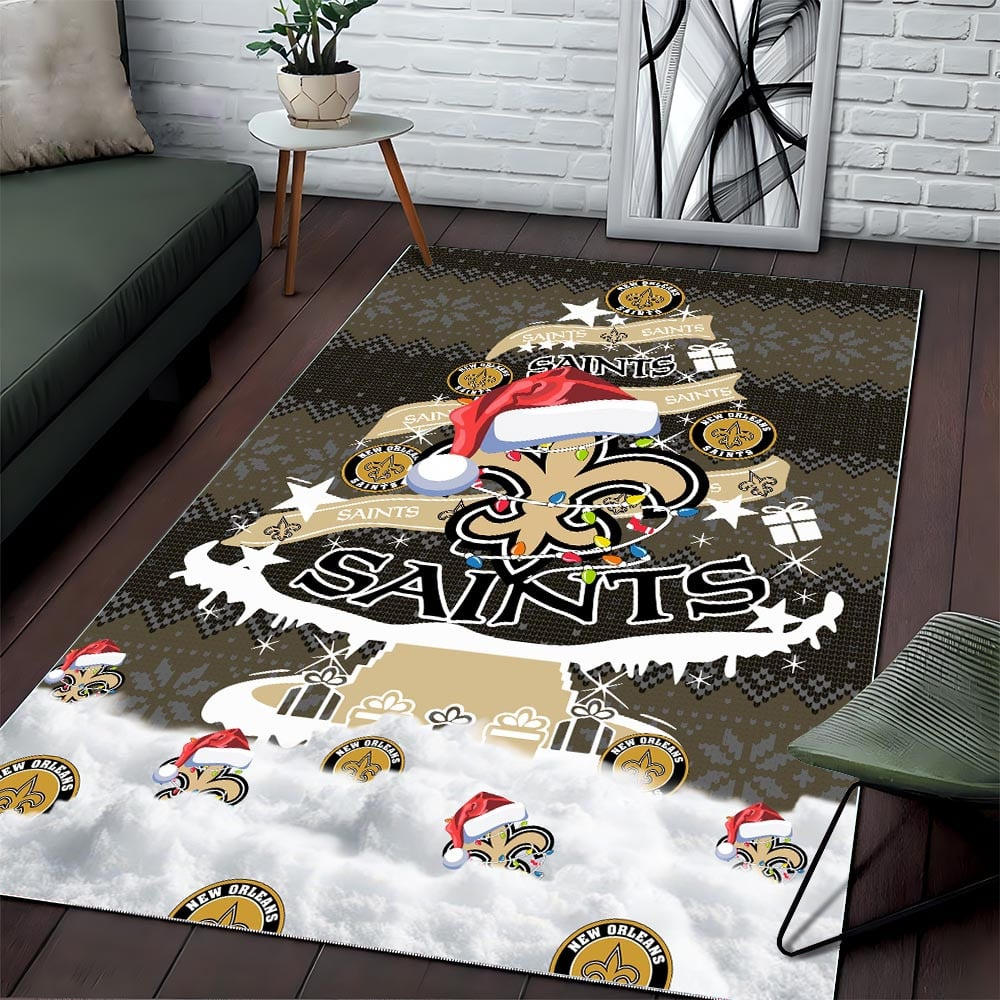 NOS NFL Chrismas Carpet Rug DDT NTL