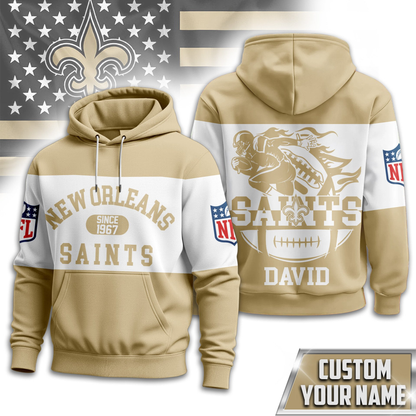 NOS Premium NFL Touchdown Spirit Personalized Hoodie DDT CTND