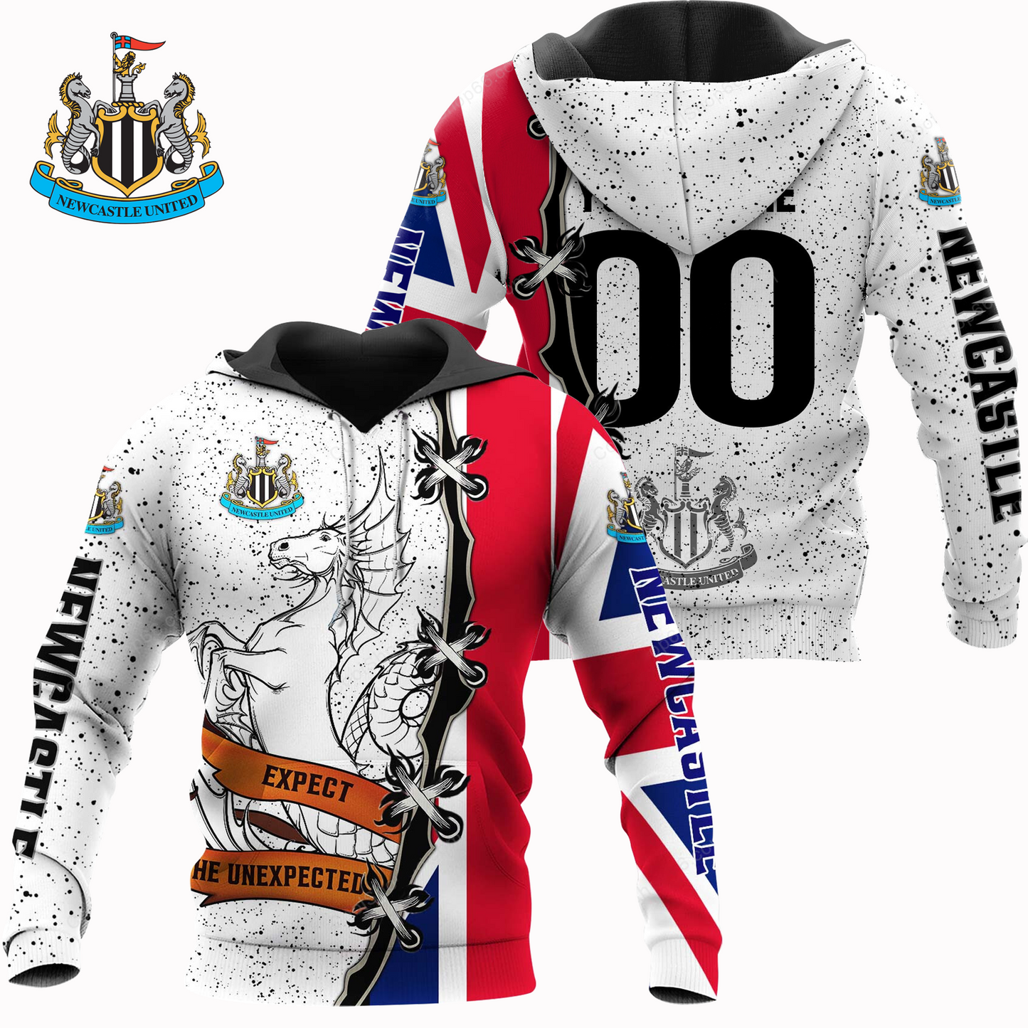 NU x EPL UK Flag Mascot Design Shirt DDT CTND