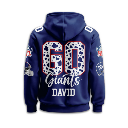 NYG Premium NFL Custom Game Day Hoodie DDT NTL